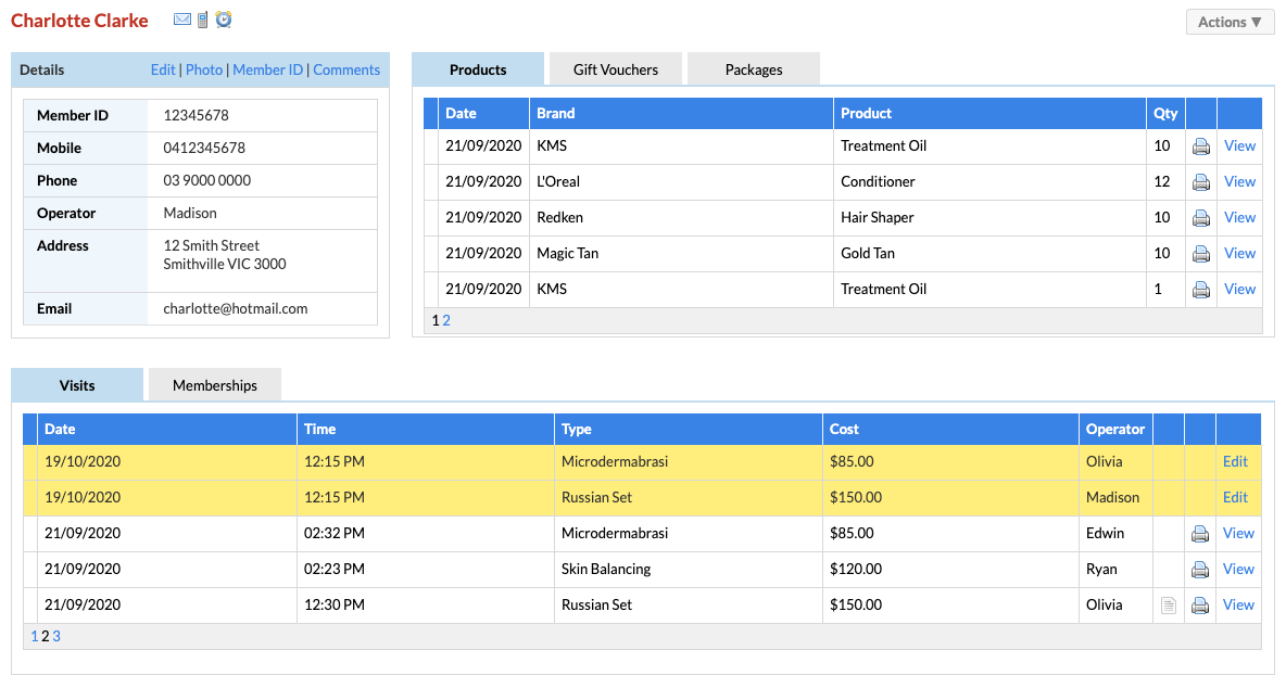 Keep Track of Clients - Salon Software Feature